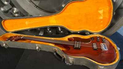 Gibson Slothead EB-3 1971 - Cherry Fretless Bass w /  Original Gibson Case
