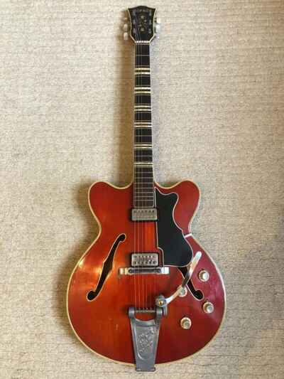 Vintage 1965 Hofner Verithin Hollow-Body with Hard Case - Very Good Condition
