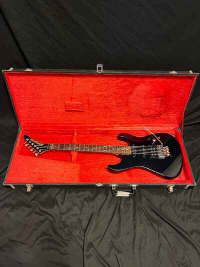 Vintage Kramer JK 3000 Guitar Blue H / S / S Floyd Rose W / Case