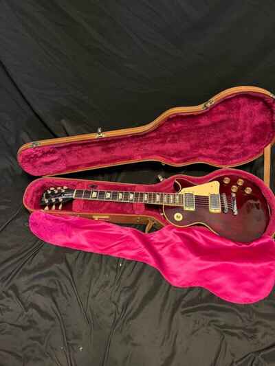 1986 Vintage Gibson Les Paul Standard Wine Red LP W / Case