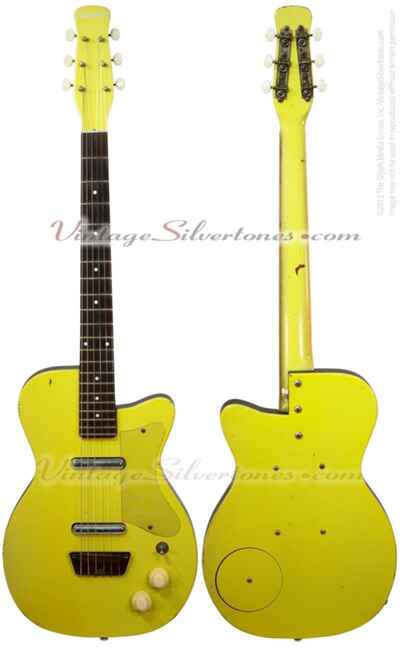 SILVERTONE 1360 U2 guitar ?? 1956 yellow