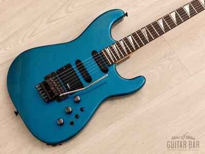 1980s Charvel by Jackson Model 4 Superstrat SSH Vintage Guitar Cobalt Blue
