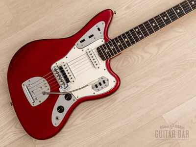 1964 Fender Jaguar Pre-CBS Vintage Guitar Candy Apple Red, Collector-Grade, Case