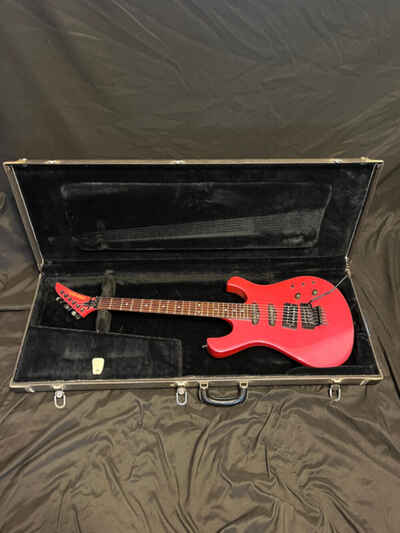 1986 Vintage Kramer American Paul Dean Signature Guitar in Flip Flop Pink W / OHSC