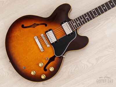 1980 Greco Super Real SA-900 335-Style Vintage Guitar Sunburst, Maxon PAFs