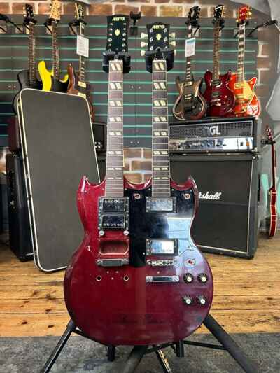 Arbiter SG Double Neck Cherry Red 1985 Electric Guitar Spares / Repairs