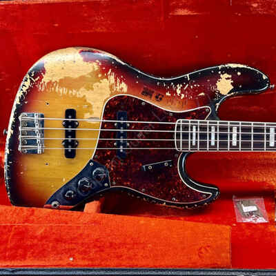 1972 Fender - Jazz Bass - 3-tone-sunburst - ID 4581