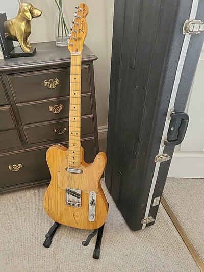 1978 Fender USA Telecaster In Natural Rean With Hard Case