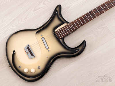 1961 Danelectro Silvertone Prototype Silverburst Vintage Guitar, 1 of 1