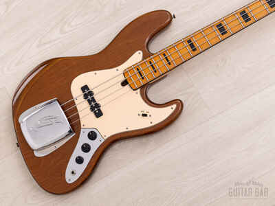 1974 Greco JB-550 Vintage Jazz Bass Mahogany w /  Power Booster, Japan Fujigen