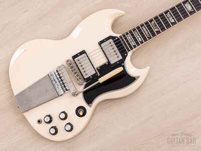 1965 Gibson SG Standard Vintage Guitar Polaris White w /  Pat # Pickups, Nickel