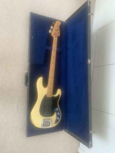 1979 Music man sabre bass. Olympic white