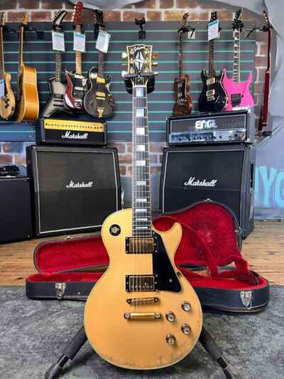 Gibson Les Paul Custom c 1975 Refinished Vintage Electric Guitar