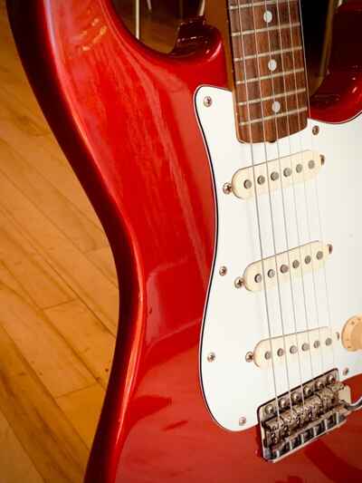 1981 Tokai Springy Sound ST-50 Candy Apple Red ?? Spaghetti Logo - All original!