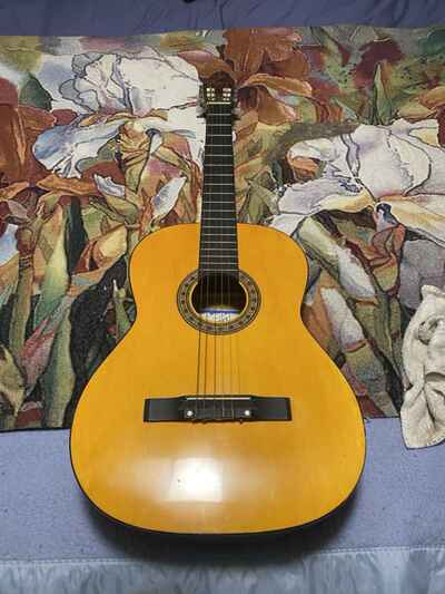 1970s Vintage Serena Acoustic Guitar Cedar Excellent Condition