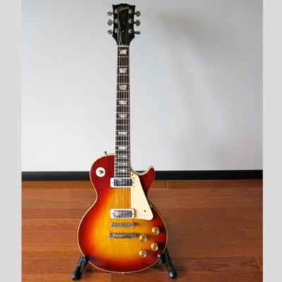 1972 Gibson Les Paul Deluxe Cherry Sunburst - Rare First Fret Inlay