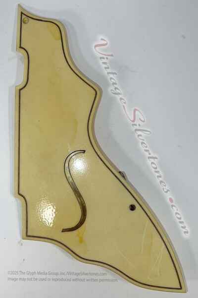 Silvertone Kay 1371 1372 pickguard 2 pickup electric guitar 1958