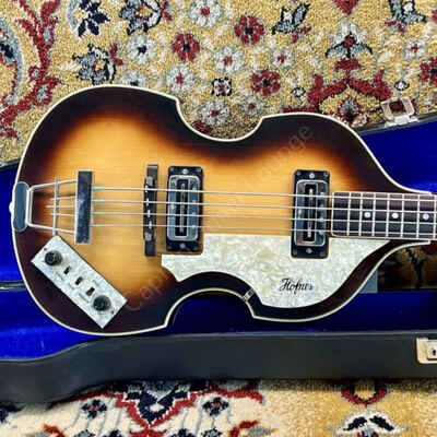 1975 Höfner - 500 1 - Violin Bass - original Case - ID 4841