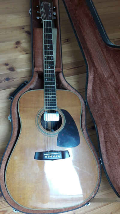 Aria Western Gitarre mit Tonabnehmern