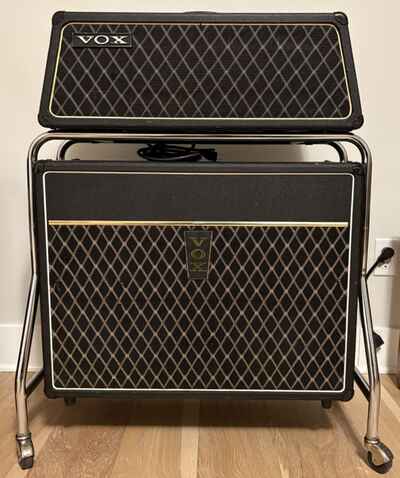 Vintage late 1960s Vox Buckingham w / trolley & matching 2x12 cab, great condition