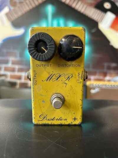 MXR Distortion+ Script 1976 Guitar Effects Pedal