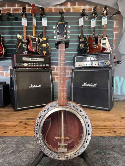 Framus 6 String Banjo Gloss 1969 Vintage 11?? Head Vintage Banjitar