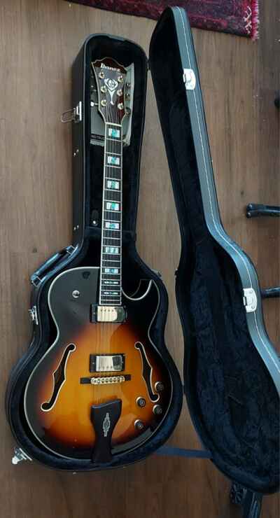 Ibanez LGB30-VYS George Benson Archtop Electric Jazz Guitar With Hard Case