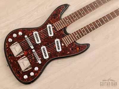 1960s Framus 6 / 12 Doubleneck Vintage Guitar Sunburst, German-Made