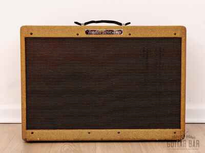 1958 Fender High Power Tweed Twin 5F8-A Vintage Tube Amp 2x12 w /  Jensen P12N