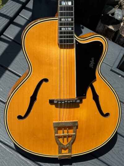 1966 Hofner 470 Arch Top very ornate fully acoustic model great vintage value !