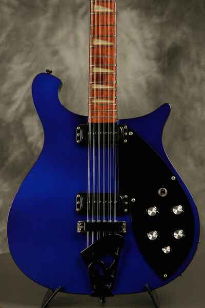 1986 Rickenbacker 620 / 12 string Midnight Blue BT Black binding + hardware