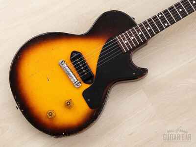1954 Gibson Les Paul Junior Vintage Guitar Sunburst, First-Year w /  Case