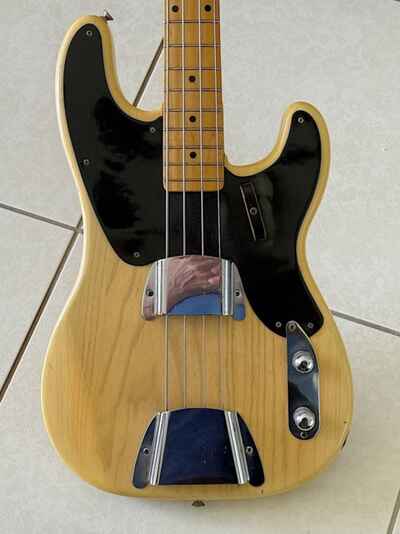 1954 Fender Precision Bass Museum Quality w / a Poodle Case 1 of a kind & Minty !