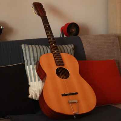 Crucianelli C20 vintage acoustic guitar Italy 1974 OM short scale