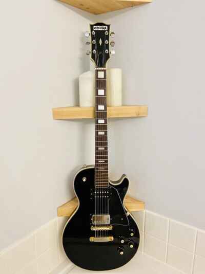 Electra Les Paul Custom Black Beauty w /  Gold Hardware - Japan - Ready To Play!