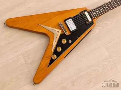 1978 Greco FV-900 Flying V Vintage Guitar w /  Case, Japan Fujigen, Rocket Roll Sr