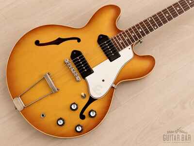 1961 Epiphone Casino E-230TD Vintage Electric Guitar Royal Tan, First-Year, Case