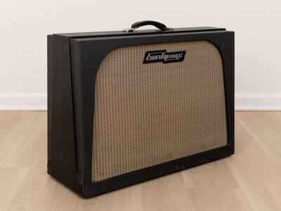 Custom 2x12 Tube Guitar Amp in Cordovox Vintage Cab w /  Jensen Speakers, 6V6