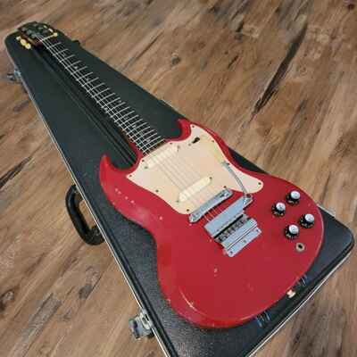 Gibson Melody Maker D Electric Guitar Vintage 1968 Cardinal Red 2 Pickup Model