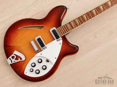 1984 Rickenbacker 360 Autumnglo Vintage Guitar Near-Mint, 100% Original w /  Case