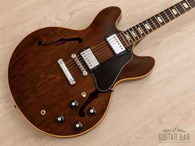 1974 Gibson ES-335 TDW Vintage Semi-Hollow Guitar Stoptail Walnut w /  T Tops
