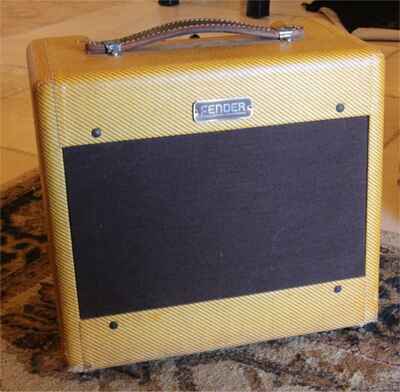 1954 Fender Tweed Princeton 5D2 Electric Guitar Amplifier Amazingly Clean
