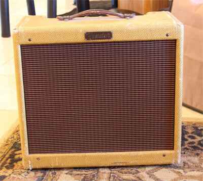 Late 1955 Fender Tweed Deluxe 5E3 Electric Guitar Amplifier Clean