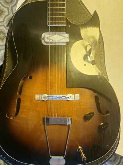 ~ Rad-Mod ~  Vintage Kay Speed Demon 571 Electric Guitar w /  Chipboard Case