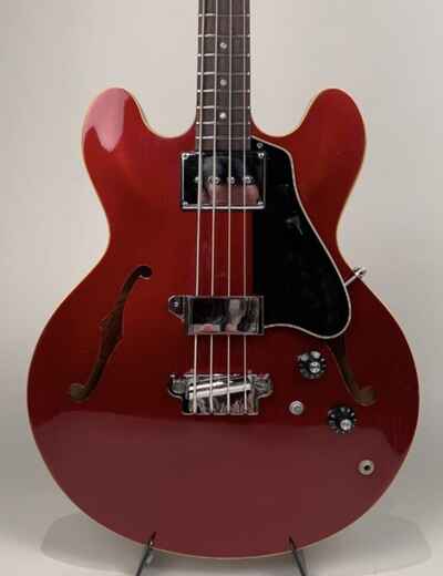 RARE 1968 Gibson EB-2 Bass Guitar In Sparkling Burgundy Metallic WITH HARDCASE