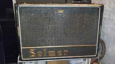 Selmer Zodiac Twin 30 2x12" Speaker Cabinet, 1964 (no amplifier).