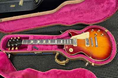 In Store ?? 1972 Gibson Les Paul Deluxe Cherry Embossed Pickups Cherry Sunburst