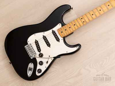 1980 Fender Stratocaster Vintage Guitar Black, 100% Original w /  Case