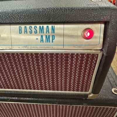 Fender Bassman Head 1968-1969 Silver Face