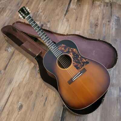 1961 Gibson LG-1 Acoustic Guitar Sunburst With OHSC Super Clean & Plays Amazing!